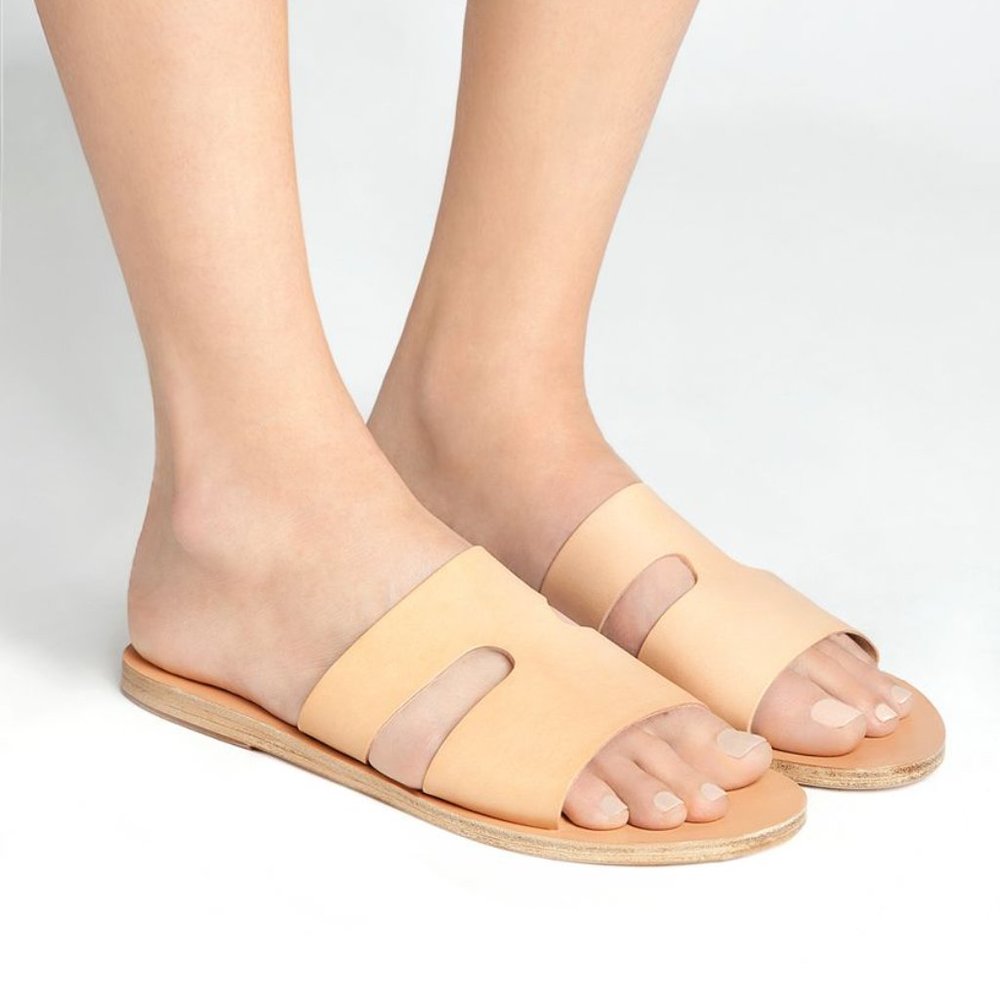 COPY - Ancient Greek Sandals Apteros sandals natural color